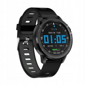 More about Smartwatch und Sportuhr HT-L8 mit Funktionen zur Herzüberwachung, wasserdicht in Schwarz