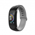 Smartwatch Armbanduhr Fitness Tracker Pulsuhren Schrittzähler, für IOS Android Farbe Schwarz