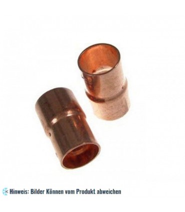 Kupfer Reduziernippel a/i 22 - 18 mm, 5243
