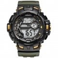 SMAEL 1532A Multifunktionale digitale elektronische Uhr fuer Maenner Frauen Grosses Zifferblatt Modische Unisex-Armbanduhr mit 5
