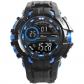 SMAEL 1610 Multifunktionale Stossfeste Sportuhr fuer Herren Damen Modische Unisex-Armbanduhr mit 50M Wasserdicht/Leuchtend/Alarm