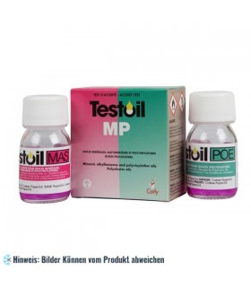 Säuretester Kits: 1 TESTOIL MAS + 1 TESTOIL POE Testoil-MP, 2 Flaschen 30 ml