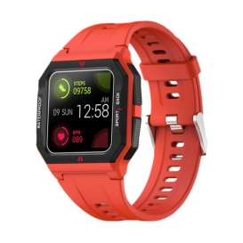 More about FT10 Smart Uhr für Android und iOS Telefonen Fitness Uhr Schritt Zähler Gesundheit und Fitness Smartwatch Farbe rot