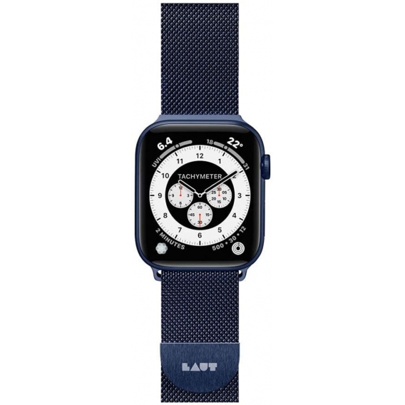 Laut Steel Loop Armband für Apple Watch 38/40 mm blau