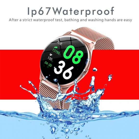 Smartwatches 2021 Neue Smart Watch Frauen Männer Herzfrequenz Blutdruck Informationen erinnern an Sport Multifunktionale wasserd