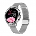 Smart Watch fue r Frauen 1,09-Zoll-Touchscreen-Herzfrequenz-Blutdruckmessgeraet Sicherer Schlaf Multisport-Modi Fernkamera IP67 