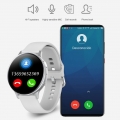 2021 Smart Watch Männer Frauen Bluetooth Call IP68 Wasserdichte Herzfrequenz Sport Smartwatch Für Android IOS Fitness Watch,Weiß