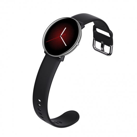 DOMIWEAR 1,3-Zoll-Smartwatch-Touchscreen-Fitnessuhren Temperaturmessung Herzfrequenzueberwachung Multisportmodus BT-Musikkamera 