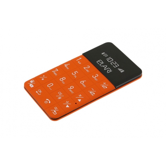 Elari CardPhone 2G 1GB, 1.10", Single SIM Kreditkartengröße Orange