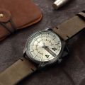 Curren Fashion Leder Uhren Maenner Quarz Analog Datum Uhr Maennlich Armbanduhren Relogio Masculino