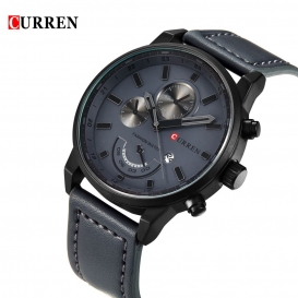 More about CURREN neue Marken-Mode-Quarz-Mann-Uhr Kunstleder-W / Kalender 3ATM Wasserdicht Mann laessig Armbanduhr
