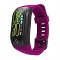 Wasserdichte GPS Smart Armbanduhr für Sport und Freizeit SF-S908S Lila