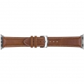 dbramante1928 Kopenhagen Apple Watch Strap 42 / 44 mm silber/braun