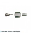 Anschluss Fitting Set 1/4"SAE gerade mit 1 Anschluss für Kapillarschläuche 50 Stück WIGAM WCG250