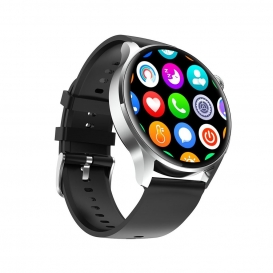 More about Amoled 1,35-Zoll Volle runde Bluetooth Anrufen Smart Watch M33plus Passwort Lock Bildschirm Split-Screen Display Herz Rate Silbe