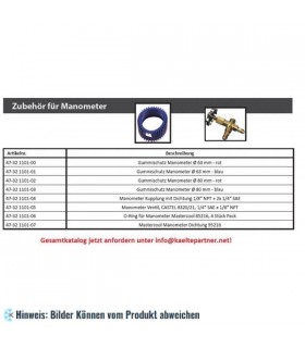 Manometer Schutzkappe, blau 63 mm