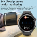 Smartwatch mit Trainings- und Gesundheitsüberwachung Schwarz/Silber