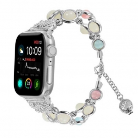 More about Apple Watch Band 38-40mm / 42-44mm Kompatibel Serie 5/4/3/2/1, verstellbares Armband Handgemachtes Night Luminous Pearl iWatch A