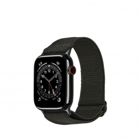 More about ARTWIZZ WatchBand Flex Stoff Armband für Apple Watch Series SE 7 6 5 4 3 2 1, Farbe:Space-Grey, kompatibel mit:Apple Watch 42/44