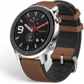 CYE Smartwatch GTR 47mm 1,39 Zoll Touch Control Farbdisplay Sportuhr Fitness Armbanduhr 5 ATM wasserdicht Stoppuhr mit GPS, Schr