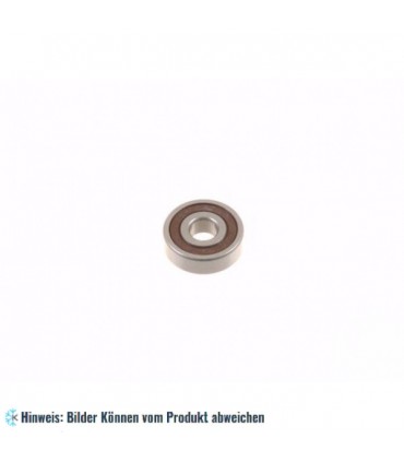 Kugellager, mit einseitiger, schleifender Gummidichtung 6200 RS (10 x 30 x 9 mm)