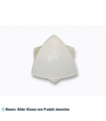 Muschelform Medium Modell - PVC - RAL9010