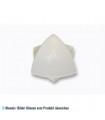 Muschelform Medium Modell - PVC - RAL9010