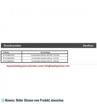 Druckmessumformer DANFOSS, AKS 32R, -1/12 bar