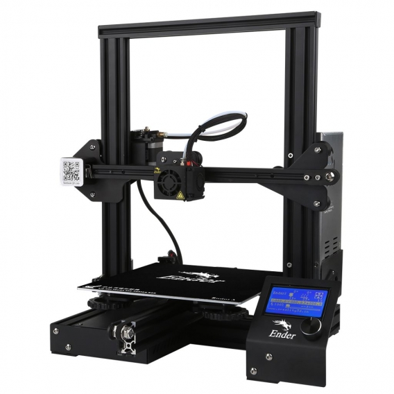 Creality 3D® Ender-3 DIY 3D-Drucker Kit 220 x 220 x 250 mm Druckgröße mit Power Resume-Funktion / V-Steckplatz mit POM-Rad / 1,7