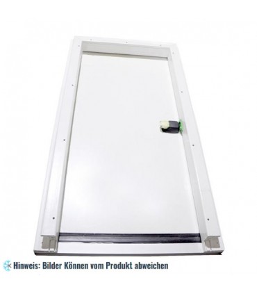 Kühlraumtür SF mit Schwelle, PUR 60, 900 x 1900 mm, Links