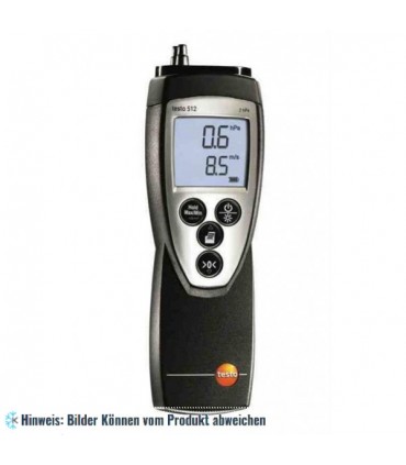 testo 512, Differenzdruck-Messgerät mit Messbereich 0 200 hPa