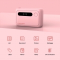 Mini Pocket Photo Printer Portable All-in-One Thermodrucker 203 DPI Wireless BT Connection Kompatibel 57 mm / 77 mm Papierbreite