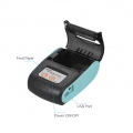 GOOJPRT PT-210 Tragbarer 58-mm-Thermodruck Etikettendrucker Etikettendrucker Belegdrucker über Bluetooth-Verbindung Mit 10Rollen
