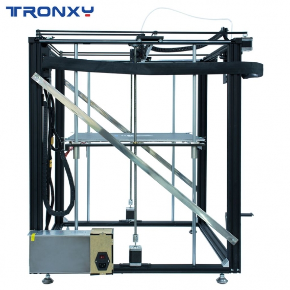 Tronxy X5SA-500PRO Hochpräziser 3D-Drucker Große Druckgröße 500 * 500 * 600 mm mit 3,5-Zoll-Farb-Touchscreen Titan Extruder Ultr