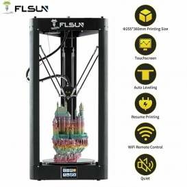 More about FLSUN QQ-S-PRO Hochpräziser 3D-Drucker DIY-Kit Stahlrahmen-LCD-Anzeige NEU
