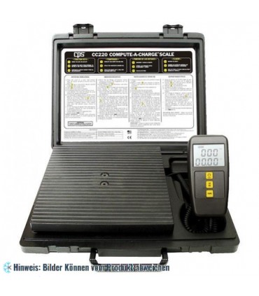 CPS Kältemittelwaage CC220, 100 kg Kapazität, nicht eichfähig