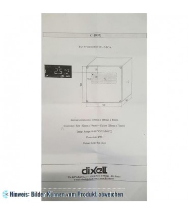 Plastikkasten C-BOX, für Wandmontage, Ausschnitt 29x71 mm