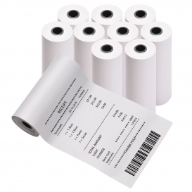 More about 10 Rollen weisses Thermodirektdruckpapier 76x30mm nicht klebendes Druckerpapier BPA-frei wasserdicht oelbestaendig reibungsfest 