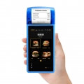 Aibecy Handheld POS-Belegdrucker Android 7.0 PDA-Terminal 1D / 2D / QR-Barcode-Scanner 3G WiFi BT Kommunikation mit 5-Zoll-Touch