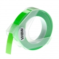 vhbw 3D Prägeband-Schriftband-Kassette kompatibel mit Dymo 1535, 1540, 1550, 1570, 1575 Etiketten-Drucker 9mm Weiß auf Neon-Grün