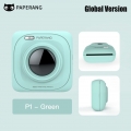 Globale Version PAPERANG Pocket Mini-Drucker Fotodrucker P1 BT4.0 Telefonverbindung Drahtloser Thermodrucker Kompatibel mit Andr