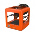 Orange Mini vollständig zusammengebauter 3D-Drucker 90 * 110 * 110 mm Druckgröße Unterstützung Ein-Schlüssel-Druck 1,75 mm 0,4 m