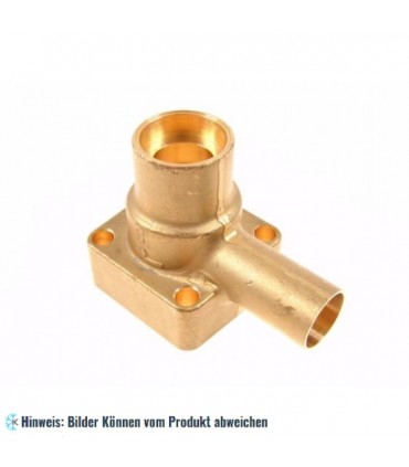 Thermostatisches Expansionsventil Unterteil Honeywell TMX - Winkel, Anschluss 12+16x16+22mm ODF