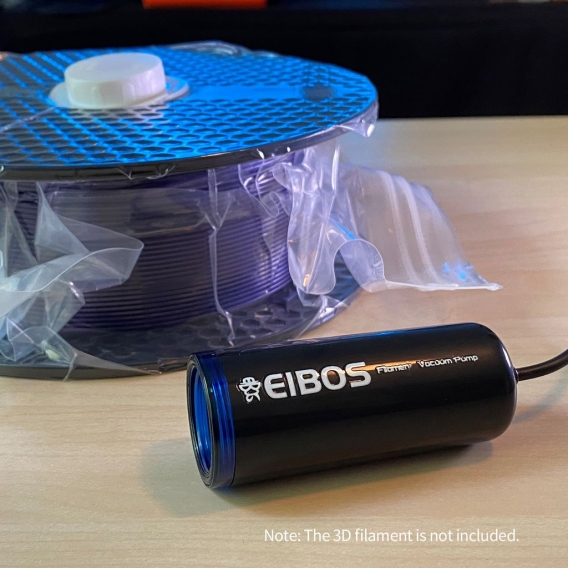 EIBOS 3D-Drucker-Filament-Vakuum-Aufbewahrungsbeutel-Kit mit Dichtungsclips für elektrische Pumpen Aufbewahrungsbeutel Vakuum-Ko