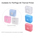PeriPage A6 Thermodrucker Kunststoffgehäuse mit Riemen Anti-Staub-Anti-Schock-Anti-Kratz-Schutzhülle