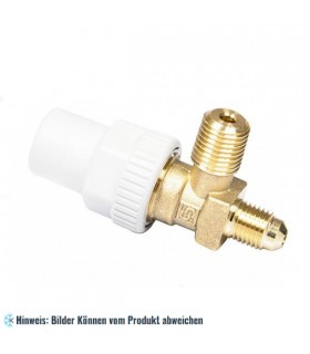 Membranventil CASTEL 6120/22, 1/4" SAE, 1/4" NPT, Kv 0,44