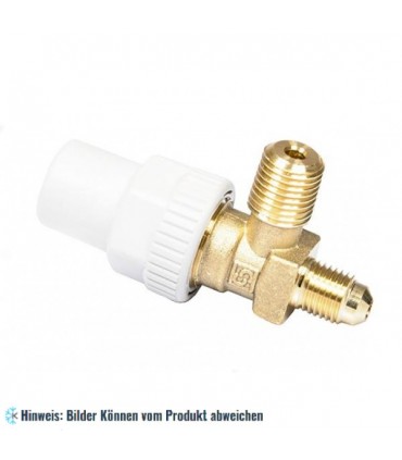 Membranventil CASTEL 6120/22, 1/4" SAE, 1/4" NPT, Kv 0,44