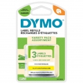 DYMO Original LetraTag Etikettenband | Papier/Kunststoff/Metall | 12 mm x 4 m | selbstklebendes Etiketten | für LetraTag-Beschri