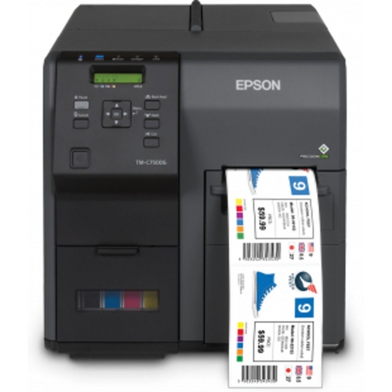 Epson ColorWorks C7500G - Tintenstrahl - 600 x 1200 DPI - 300 mm/sek - Schwarz Epson