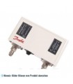 Doppel-Druckschalter Danfoss ND + HD, KP17WB, automatischer Reset, Anschluss 1/4" SAE